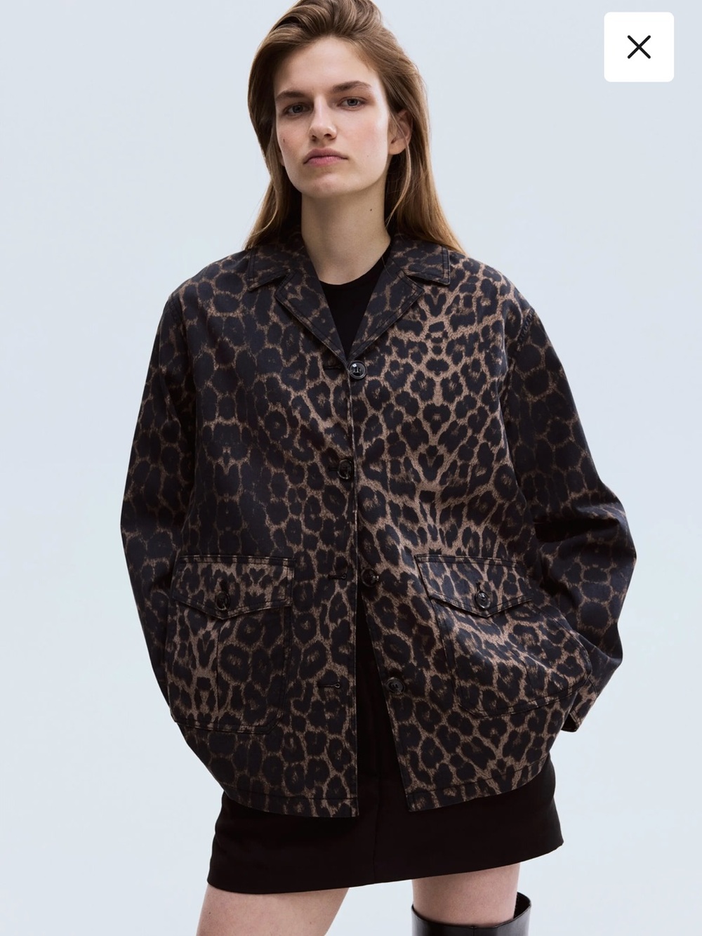 H&M Leopard Print Jacket